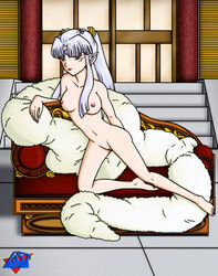 1girls female inuyasha sesshoumaru's_mother solo straight_hair tagme wdj