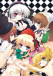 donguri hinaichigo room603 rozen_maiden shinku souseiseki suigintou suiseiseki wink