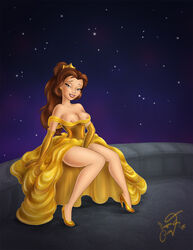 belle (beauty and the beast) from beauty and the beast (1991 film) by enigmawing
