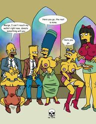 2004 bart_simpson female high_heel_boots high_heels homer_simpson human incest jessica_lovejoy lisa_simpson maggie_simpson male marge_simpson straight tagme the_fear the_simpsons yellow_body