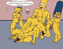 anal anal_fisting bart_simpson female fisting human incest lisa_simpson maggie_simpson male marge_simpson straight tagme the_fear the_simpsons yellow_body