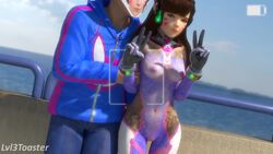 1girls 3d 4boys animated anus areolae ass blender body_paint bodypaint breasts d.va erect_nipples exhibitionism female femsub grope large_ass lvl3toaster male male_with_female male_with_male maledom medium_breasts nipples no_sound nude overwatch painted_clothes public_nudity pussy shorter_than_30_seconds spanking straight uncensored video