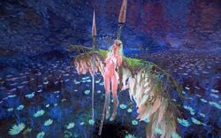 blonde_hair breasts death execution female female_death gore guro impalement regina_(mabinogi) torture vindictus wings