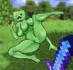 creeper from minecraft by citrusclaw (artist)