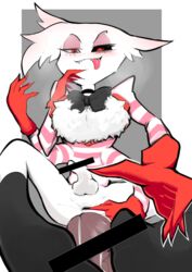 angel dust (hazbin hotel) from hazbin hotel by fufucatu