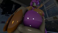 3d amy_rose anilingus animated anthro anthro_on_anthro ass big_ass big_breasts bimbo breasts clenched_teeth color cream_the_rabbit face_in_ass facesitting female female/female female_only forced furry furry_only green_eyes huge_ass huge_breasts hyper_bimbo lagomorph large_breasts loop no_sound pink_fur rape rimming sega smothering sonic_(series) thatblackcopfromdawnofthedead video yuri