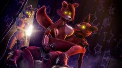 16:9 2018 3d anatomically_correct anatomically_correct_penis animal_genitalia animal_penis animatronic anthro big_breasts big_penis black_nose bodily_fluids bow breasts canid canine canine_penis cum detailed_background doctorpurple2000 female fingers five_nights_at_freddy's five_nights_at_freddy's_2 fluffy fluffy_tail fox foxy_(fnaf) genital_fluids hair hi_res kneeling knot lipstick machine makeup male mammal mangle_(fnaf) nipples nude penis red_body red_skin robot selfcest sex sitting source_filmmaker square_crossover standing straight video_games yellow_eyes