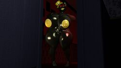 3d 3d_(artwork) big_ass big_breasts female female_only five_nights_at_freddy's five_nights_at_freddy's_4 horror huge_ass huge_breasts nightmare_(fnaf) nightmare_(fnia) nude robot robot_girl tyranfox_(artist)