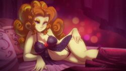 1girls adagio_dazzle babydoll bedroom_eyes breasts equestria_girls female friendship_is_magic hasbro light262 lingerie lip_biting looking_at_viewer my_little_pony seductive seductive_look seductive_smile solo solo_female