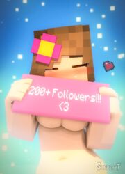jenny belle (slipperyt) from minecraft by slipperyt