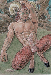 boner erection male male_focus male_only mastertristan penis satyr solo tristanalexander