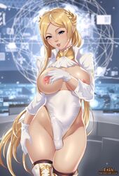 1futa 2019 areolae big_breasts breasts bulge dickgirl edit erection_under_clothes exlic futa_only futanari intersex large_breasts nier nier:_automata nipples penis penis_under_clothes solo solo_futa yorha_commander