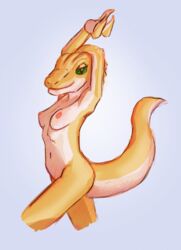 2019 anthro breasts digital_media_(artwork) female floaff gecko hi_res lizard nude reptile scalie solo