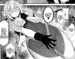 blush breasts cleavage djeeta_(granblue_fantasy) doujinshi erect_nipples erect_nipples_under_clothes granblue_fantasy hair_ornament large_breasts legs mask masked nanahara_fuyuki navel nipple_bulge nipples open_mouth pokies thighs tight_clothing translated wrestling wrestling_outfit