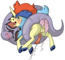 anal anal_sex animal_genitalia animal_penis arbok bodily_fluids cum cum_in_ass cum_inside cum_while_penetrated equid equine equine_penis genital_fluids horsecock keldeo legendary_pokemon male male/male mammal nintendo penetration penis pokémon_(species) pokemon pokemon_(species) queenkami sex video_games