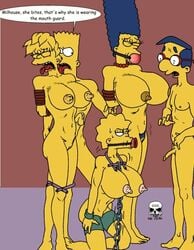 bart_simpson blue_hair female human incest lisa_simpson maggie_simpson male marge_simpson milhouse_van_houten nipples rape the_fear the_simpsons yellow_body