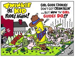 comedy dexter_cockburn female girl_guides male mascot penis rape twinkie_the_kid