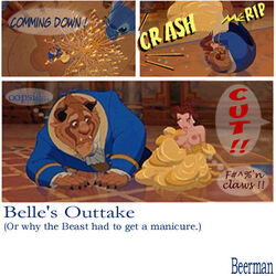 beast_(disney) beauty_and_the_beast beerman belle breasts crossover disney disney_prince disney_princess experiment_(species) lilo_and_stitch nipples stitch tagme