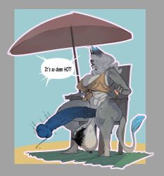 animal_genitalia animal_penis anthro ass balls beach big_balls big_breasts big_butt big_flare big_penis bikini bikini_top blue_ear_tips blue_ears blue_penis blue_tail_tip bodily_fluids breasts clothing demon dipstick_ears dipstick_tail ear_markings equine_genitalia equine_penis erection felid genitals gynomorph hi_res horn huge_balls hybrid hyper_long_penis intersex long_penis mammal markings multicolored_ears pantherine penis ragsty_towel riva_(rivetstheblue) snow_leopard solo sweat sweatdrop swimwear tail tail_markings thick_thighs two-piece_swimsuit vein veiny_penis wide_hips