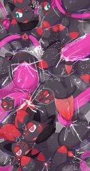 after_sex anal anal_sex anus badwingm balls blush bodily_fluids cum cum_in_vagina cum_inside cum_while_penetrated cutaway duo expression_cutaway female female_penetrated feral feral_penetrated forced front_view generation_5_pokemon genital_fluids genitals green_eyes head_back heart_pupils hi_res hug interrobang leaking_cum looking_aside looking_back male male_penetrated milking_tentacles motion_lines nintendo open_mouth orgasm penetration penis pokemon pokemon_(species) rape rear_view restrained_arms sequence sex spread_anus spread_vulva spreading stomach_bulge surprised sweat tentacle tentacle_in_ass tentacle_in_vagina tentacle_penetration tentacle_rape tentacle_sex tremble_spikes until_they_like_it vaginal_fluid_splatter vaginal_fluids vaginal_penetration vulva zorua