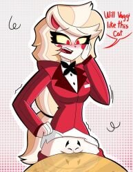 charlie morningstar from hazbin hotel by the titan draw