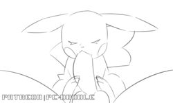 1boy 1girls 3_toes animated closed_eyes erection feet fellatio female feral feral_only foot_fetish footjob furry_tail humanoid_penis knot larger_male male monochrome nintendo oral oral_penetration patreon paws pc-doodle penetration penis pikachu pokémon_(species) pokemon pokemon_rgby simple_background size_difference sketch smaller_female solo_focus toes video_games white_background