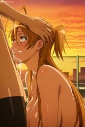 rei miyamoto from highschool of the dead by digitalwaifugallery