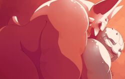 2017 bared_teeth chocolateandmilk closed_eyes dated duo from_behind_position grey_body grey_skin humanoid humanoid_on_humanoid humanoid_penetrated humanoid_penetrating humanoid_penetrating_humanoid humanoid_pointy_ears imp male male/male male_penetrated male_penetrating male_penetrating_male muscular muscular_humanoid muscular_male nude obscured_penetration overweight overweight_humanoid overweight_male penetration pointy_ears red_body red_skin red_tail sex side_view signature simple_background tail vincent_(chocolate-beverage)