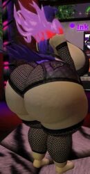 anthro areolae ass big_ass big_breasts breasts bubble_ass bubble_butt cleavage female ferialexonar furry hisuian_typhlosion huge_ass huge_breasts pasties pokemon pokemon_(species) tagme thick_thighs typhlosion wide_hips