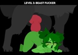 absurd_res all_fours ambiguous_penetration animal_genitalia animal_penis anthro anthro_penetrating anthro_penetrating_human balls blush canid canine canine_genitalia canine_on_human canine_penis canis duo english_text erection evilpala female female_penetrated feral feral_dominating_human feral_on_female feral_on_human feral_penetrating feral_penetrating_human genitals hi_res human human_female human_on_anthro human_on_feral human_penetrated interspecies knot knotted_penis large_insertion male male/female male_penetrating male_penetrating_female mammal minimalist mythological_canine mythological_creature mythology penetration penile penile_penetration penis profanity sex size_difference small_waist smaller_penetrated text thick_thighs twintails werecanid werecanine werecreature werewolf wide_hips wolf zoophilia