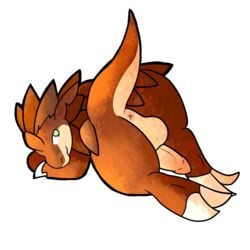 1:1 2019 2_toes absurd_res alpha_channel anthro anus ass balls big_butt brown_body claws cray_(taiden2) erection green_eyes hi_res male male_only nintendo nude penis pokémon_(species) pokemon pokemon_(species) presenting presenting_hindquarters raised_tail rear_view sandslash simple_background smaller_version_at_source smile solo taiden2 toes transparent_background video_games