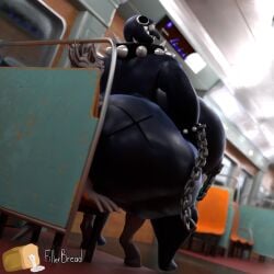 chain chomp from mario bros by fillerbread