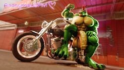 16:9 3d_(artwork) abs alligator alligatorid anonymousfm anthro balls biceps big_balls big_muscles big_penis bodily_fluids claws crocodilian digital_media_(artwork) eyewear five_nights_at_freddy's five_nights_at_freddy's:_security_breach foreskin genital_fluids genitals green_body grin hair hi_res huge_balls huge_cock humanoid_genitalia humanoid_penis hyper hyper_genitalia hyper_penis leaking male mohawk montgomery_gator_(fnaf) motorcycle muscular muscular_anthro muscular_arms muscular_male muscular_thighs nipples nude pecs penis precum red_hair reptile scalie scottgames sharp_teeth smile solo steel_wool_studios sunglasses sweat teeth thick_thighs vehicle vein veiny_muscles veiny_penis widescreen
