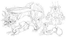 animal_genitalia animal_penis antlers balls big_balls bodily_fluids cervical_contact cum cum_in_uterus cum_inside dragon drogan duo eastern_dragon equine_genitalia equine_penis european_mythology female feral feral_on_feral feral_penetrated feral_penetrating feral_penetrating_feral flared_penis fur genital_fluids genitals hi_res horn hybrid_genitalia hybrid_penis impregnation internal internal_vaginal knot knot_hanging knotted_equine_penis knotted_penis knotting law looking_pleasured male male/female monochrome mythological_creature mythological_scalie mythology ovaries ovum ovum_with_heart penetration penis scalie sex sperm_cell stomach_bulge throbbing throbbing_penis tobicakes translucent translucent_body uterus vaginal_knotting vaginal_penetration western_dragon