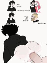 2boys 2d 2d_animation anal_sex anal_tugging animated black_hair black_hoodie blush bottomless doggy_style doomer_boy from_behind gay gay_sex heart light_skin meme_reference modsa666 nordic_chad open_mouth yaoi