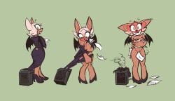 rouge the bat from sega by brapplesauce
