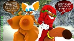 knuckles the echidna from sega by rocketspuff