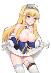 absurdres and-j_(dlwjdqja1212) areolae blonde_hair blue_eyes blue_shirt blush breasts cleavage clenched_teeth clitoris clothed_masturbation clothing detached_collar double_bun drooling female female_masturbation female_only fletcher_(kantai_collection) gloves graphite_(medium) hair_ornament hairband headband heart heart-shaped_pupils highres kantai_collection large_breasts long_hair long_sleeves machinery masturbation neckerchief nipples no_bra object_insertion off_shoulder pleated_skirt pussy pussy_juice rudder_footwear sailor_collar school_uniform serafuku shin_guards shirt shirt_pull simple_background skirt skirt_lift solo star star_hair_ornament stockings sweat symbol-shaped_pupils tears teeth thighhighs traditional_media trembling uncensored vaginal_object_insertion vaginal_penetration vibrator vibrator_cord vibrator_in_pussy white_gloves white_legwear white_sailor_collar white_skirt yellow_neckwear