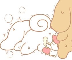 2boys after_anal after_sex animal_genitalia animal_penis canine cappuccino_(cinnamoroll) cinnamon_(cinnamoroll) cinnamoroll cinnamoroll_(series) cum cum_in_ass cum_inside domestic_dog gay male_only namoke sanrio tagme yaoi