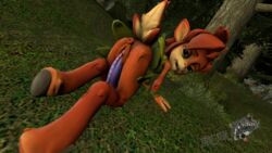 1girls 2019 3d 3d_(artwork) activision anthro anus clothing digital_media_(artwork) dildo elora faun_(spyro) female female_only fur hair hi_res looking_at_viewer looking_back open_mouth outside signature solo solo_female source_filmmaker spyro_reignited_trilogy spyro_the_dragon tito_tha_raccoon vaginal_insertion video_games