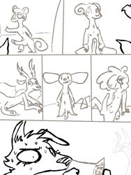 anthro antlers avo_(weaver) bed bedroom_eyes betty_(weaver) big_penis black_and_white blush bodily_fluids bovid canid canine canis caprine comic digital_media_(artwork) disney erection eyelashes fan_character full-length_portrait fur furniture genital_fluids half-closed_eyes happy horn humanoid_penis humor jackal looking_at_viewer lying magazine male mammal naughty_face nipples nude pack_street penis pillow pornography portrait pose precum predator/prey reading seductive sheep simple_background smile standing sweat teeth the_weaver white_background wide_eyed wolf zootopia