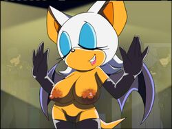 edit elbow_gloves gloves halloween hands_up huge_breasts puffy_nipples rouge_the_bat screenshot screenshot_edit scrimmy sega shortstack sonic_(series) sonic_team sonic_x