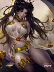 1girls breasts cleavage fate/grand_order fate_(series) female female_only ishtar_(fate) large_breasts looking_at_viewer shurakrgt solo