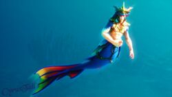 3d jenos_(paladins) male_only mermaid paladins solo tagme