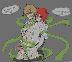 being_undressed gay imminent_rape male penis restrained tentacle tentacle_on_male tentaclejob tentacles yaoi