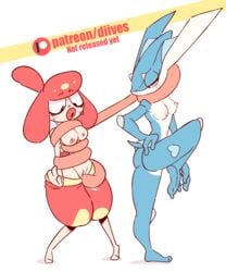 2girls 3_fingers 3_toes amphibian animated anthro anthrofied areolae ass big_clitoris big_eyes black_eyes blue_skin blush bondage bouncing_breasts breasts clitoris cunnilingus diives drooling dubious_consent erect_clitoris erect_nipples eyelashes feet female frog greninja half-closed_eyes interspecies licking licking_pussy lipstick long_tongue looking_back loop medicham multiple_girls nintendo nipples nude on_one_foot open_mouth oral original_character pants pants_down patreon pink_hair pink_lipstick pink_skin pokemon pokemon_(species) pokemon_rse pokemon_xy pose prehensile_tongue pussy red_eyes saliva soles spread_legs sweat text thick_thighs thin_waist tongue tongue_wrap topless watermark webbed_hands wet white_background wide_hips yuri