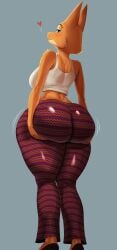 anthro diane_foxington female flare_pants furry tagme twitter_link