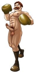 big_penis joke_art naked naked_male nipple_outline penis_out pov_male pubic_hair punch_out sprite_edit von_kaiser