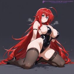 1girls ai_assisted ai_generated big_ass big_breasts blue_eyes curvy curvy_figure female high_school_dxd red_hair rias_gremory thick_ass thick_thighs thighhighs thighs wet wet_body wet_pussy