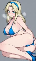 1girls ai_generated big_breasts bikini blonde_hair blue_eyes female female_focus female_only heels maria_robotnik rcos solo solo_focus sonic_(series) sonic_adventure_2 tagme